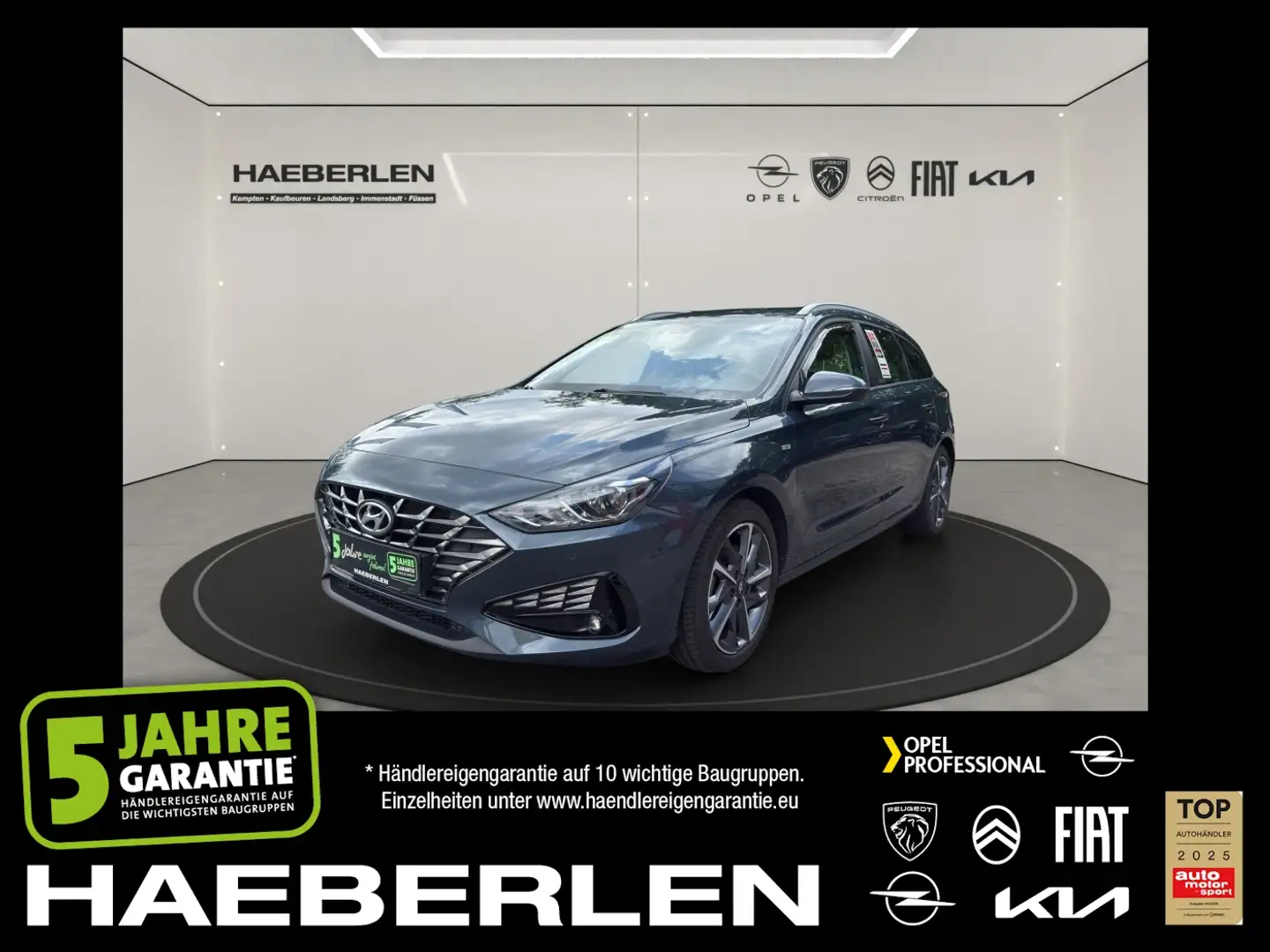 Hyundai i30 CW 1.5 T-GDI Trend Navi+SHZ+2xKlima+Kam.+LM Blue - 1