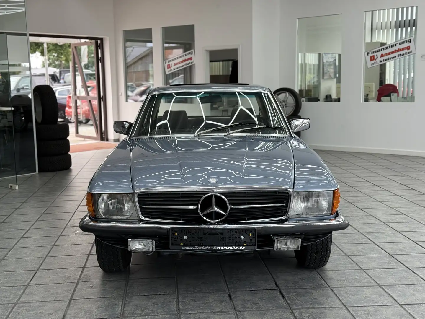 Mercedes-Benz SLC 280 Automatik, El Schiebedach, Service Neu Blau - 2