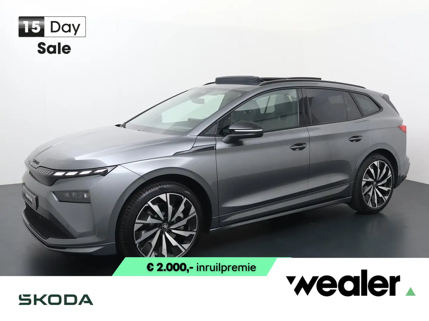 Skoda Enyaq 85 Sportline Elektromotor 286 PK | 21" lichtmetale Grey - 1
