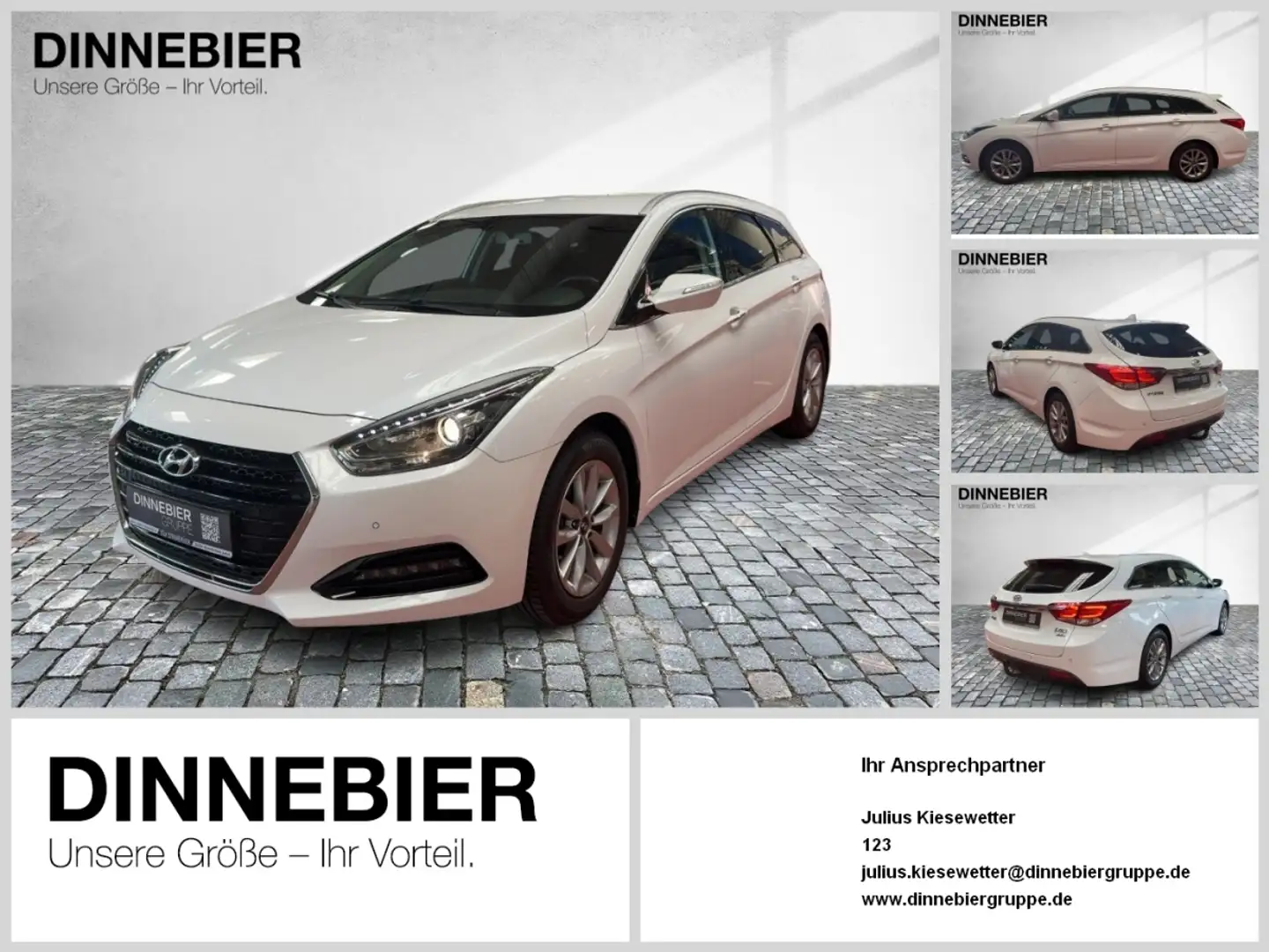 Hyundai i40 Hyundai  Trend LM Navi AUT PDC SHZ elSitz Wit - 1