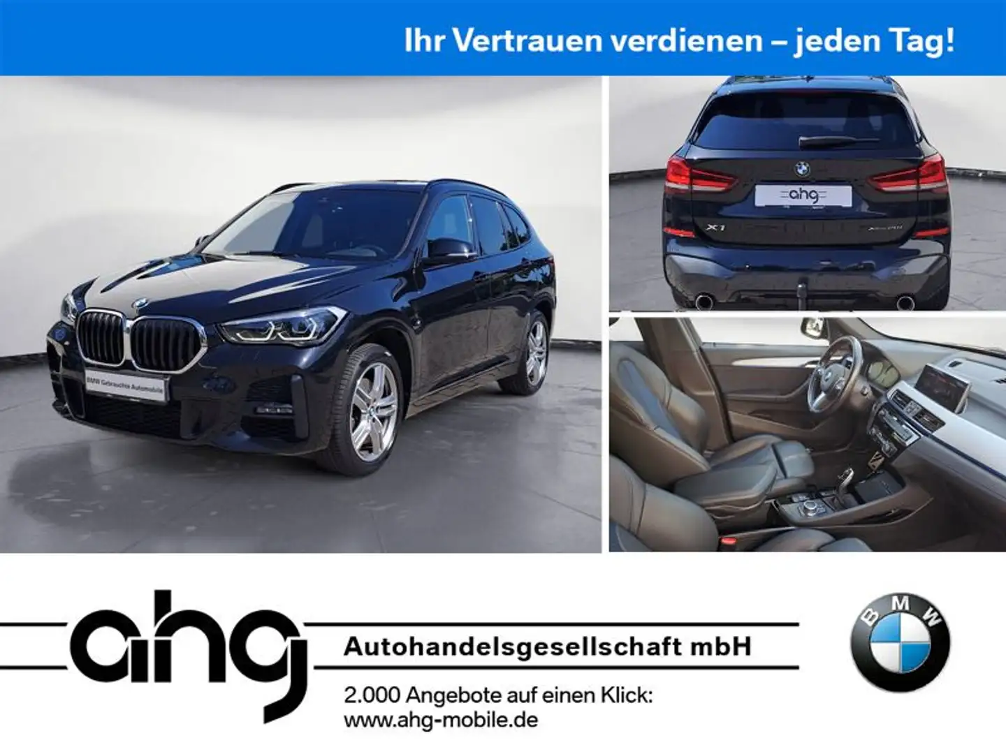 BMW X1 xDrive 20iA M Sport AHK Rückfahrkamera LED Pa Nero - 1