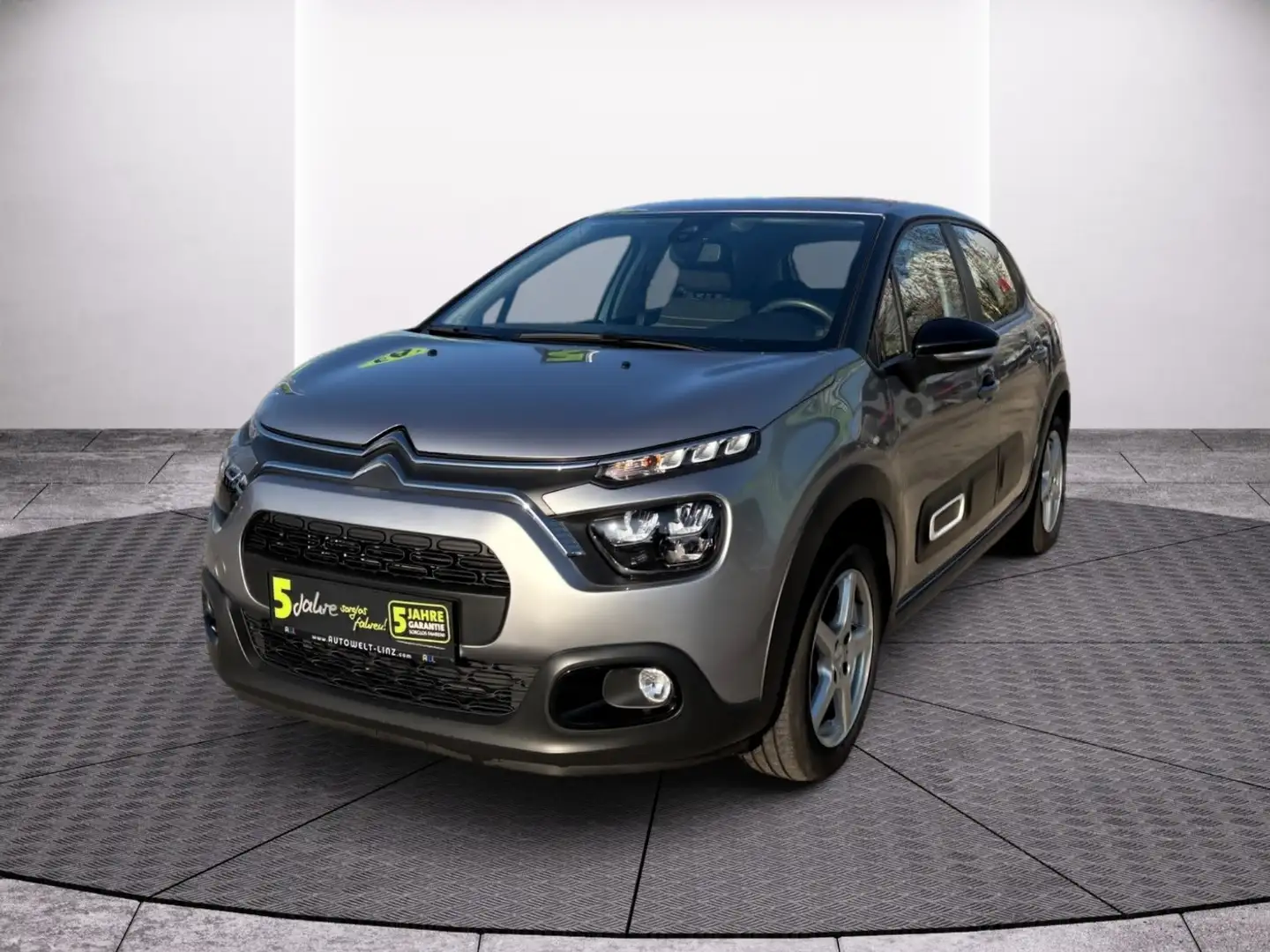 Citroen C3 BHDI 100 FEEL AHK+LED+KlimaA Grau - 2