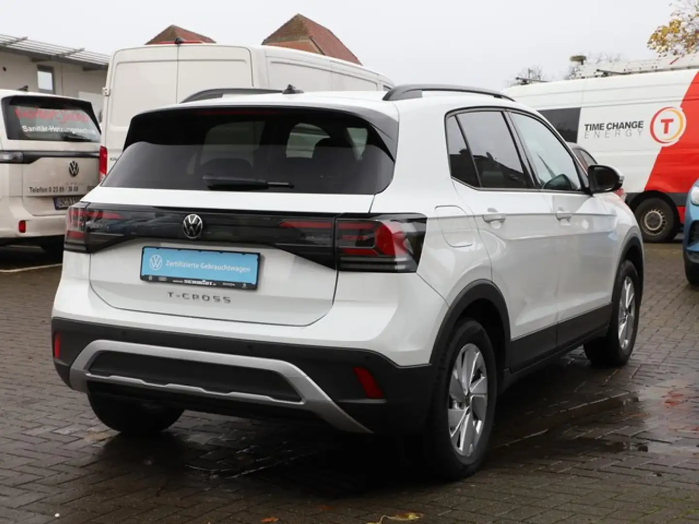 Volkswagen T-Cross 1.0TSi Life NaviMedia ACC Sitzheiz. Parkpilot L... Weiß - 2