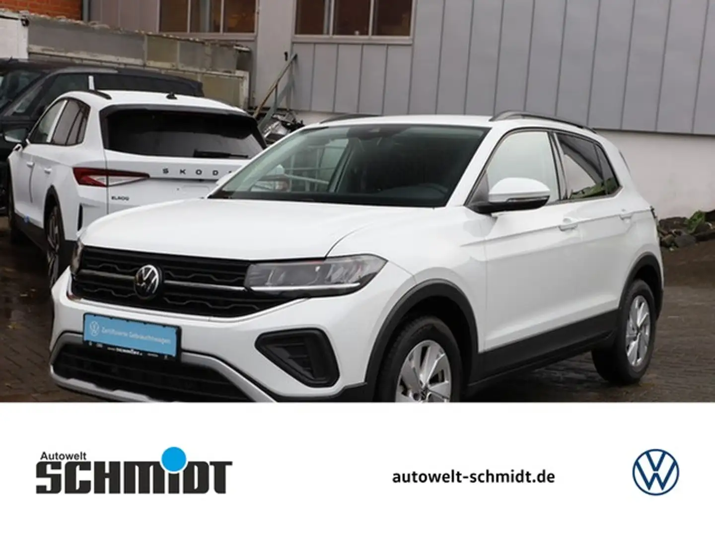 Volkswagen T-Cross 1.0TSi Life NaviMedia ACC Sitzheiz. Parkpilot L... Weiß - 1