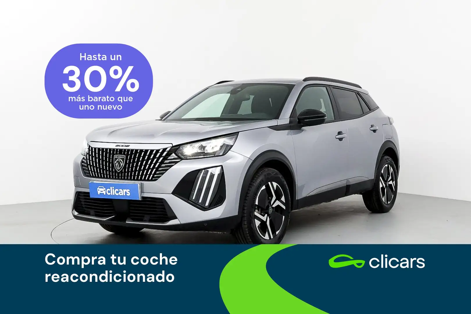 Peugeot 2008 Hybrid 136 GT eDCS6 Plateado - 1