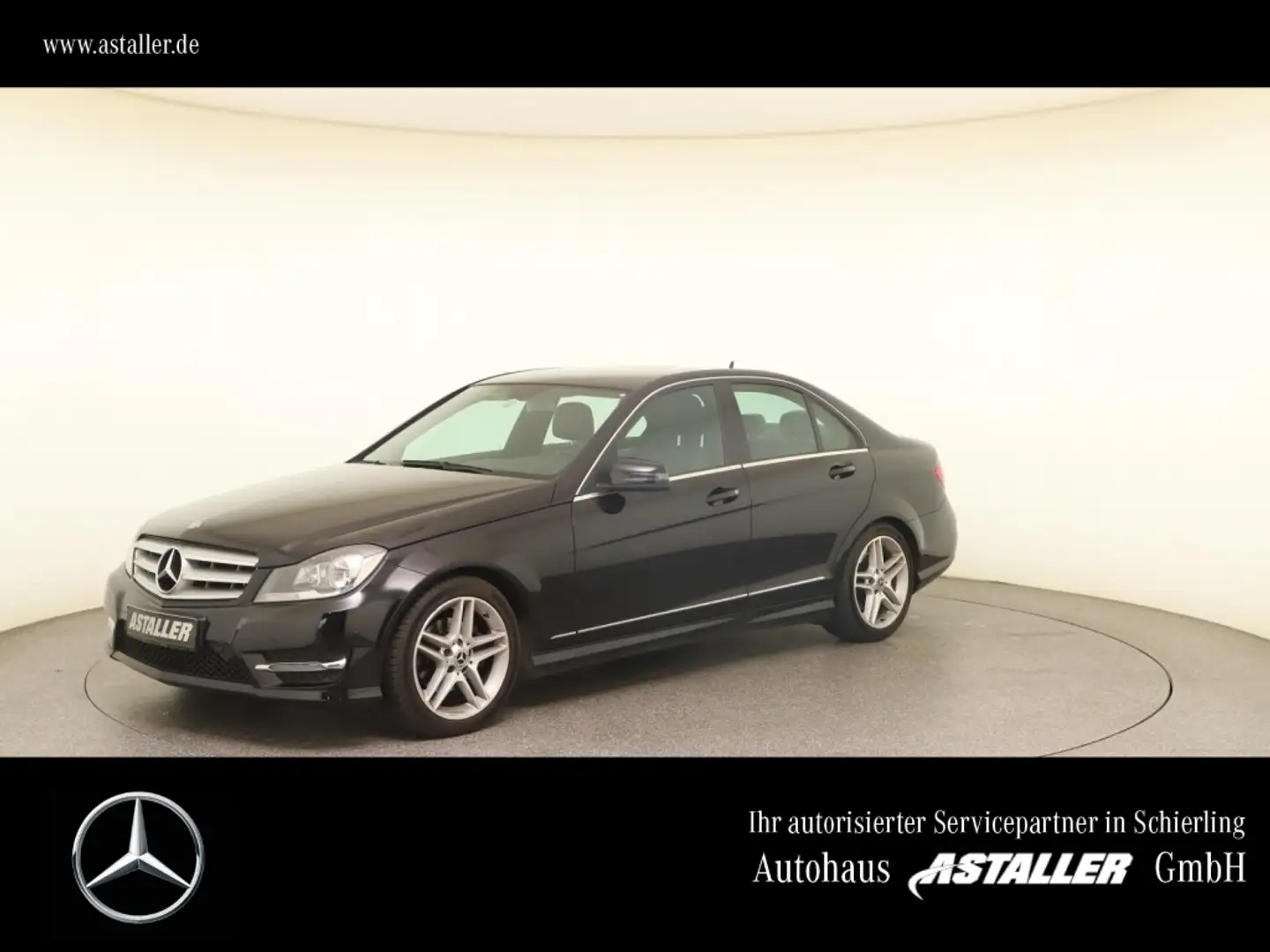 Mercedes-Benz C 220 CDI BlueEF  AMG Line+PTS+Navi+SHZ+Spiegelp Negro - 1