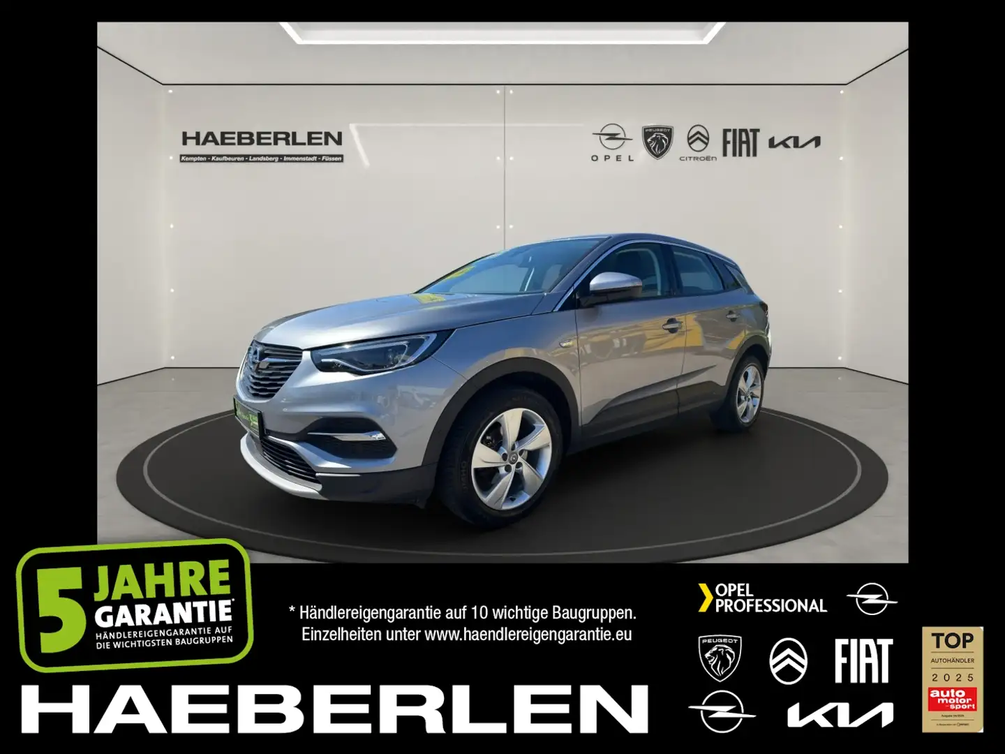 Opel Grandland 1.2 INNOV Autom. NAV Kamera Sitz-/Lkrdh Grigio - 1