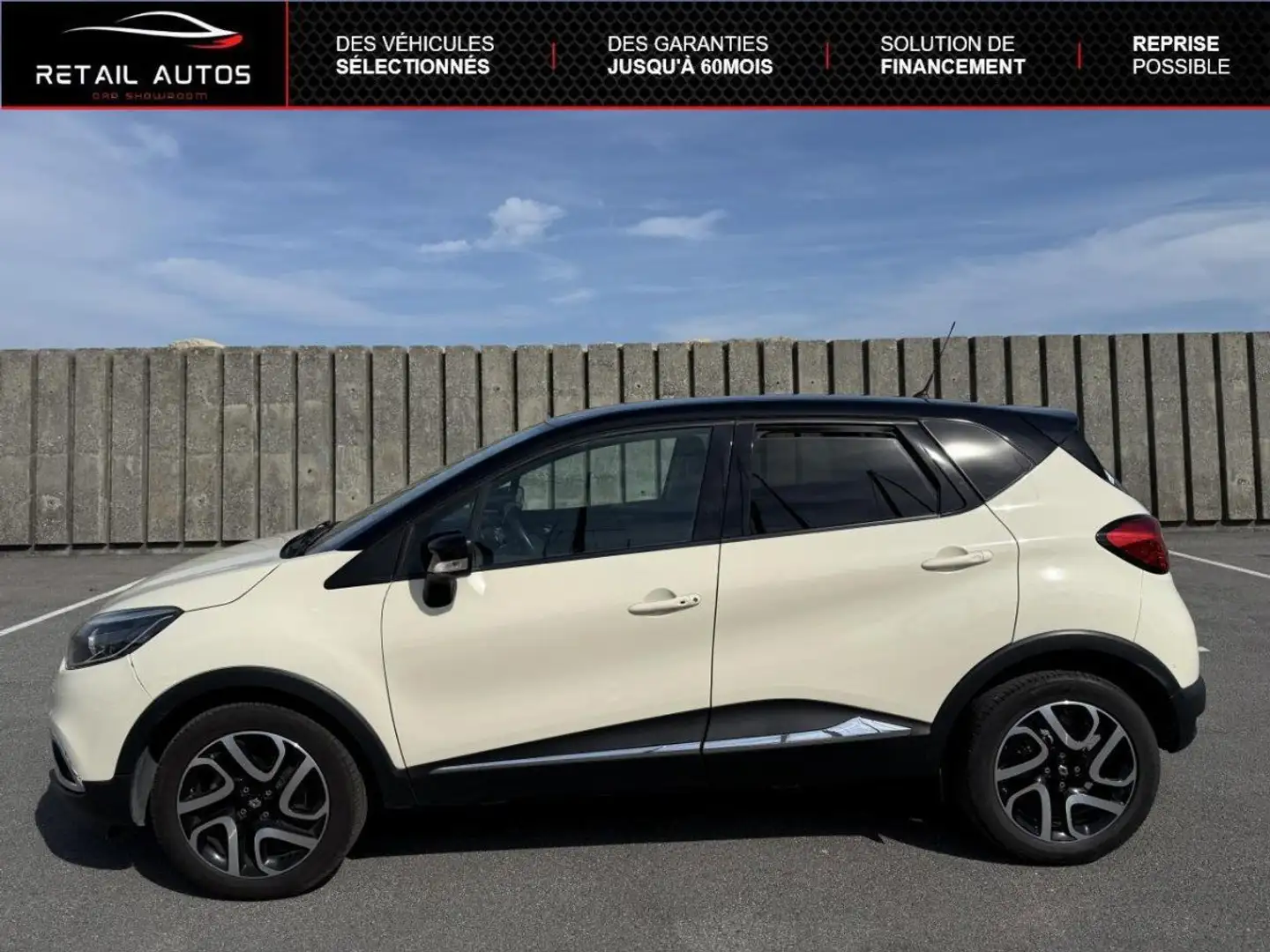 Renault Captur 1.2 TCe 120ch Stop&Start energy Intens EDC Euro6 Blanc - 2