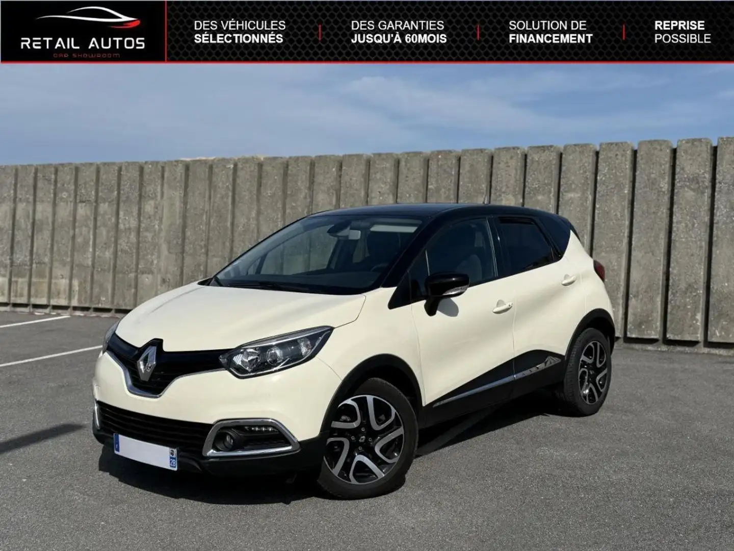 Renault Captur 1.2 TCe 120ch Stop&Start energy Intens EDC Euro6 Blanc - 1