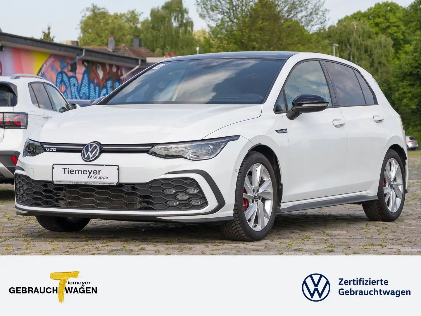 Volkswagen Golf GTD DSG NAVI HuD ST.HEIZ PANO Blanco - 1