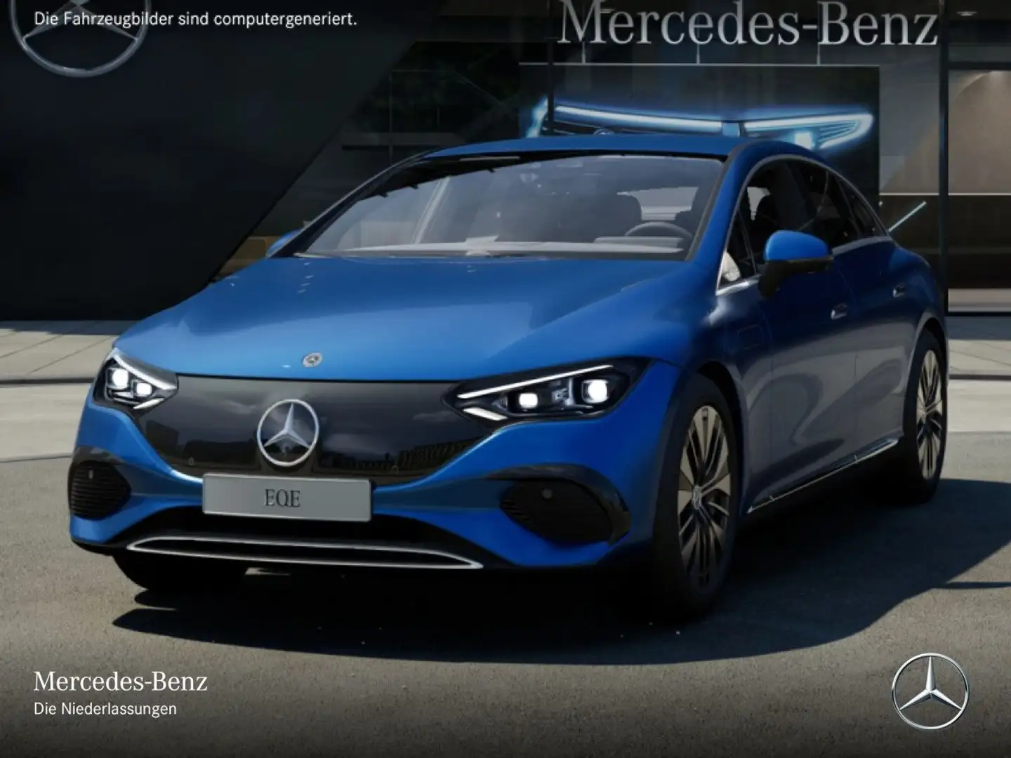 Mercedes-Benz EQE 350 Fahrass WideScreen Burmester Distr. AHK Albastru - 2