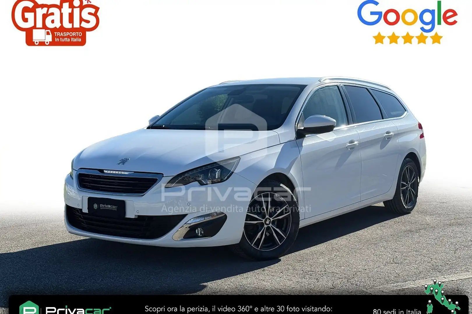 Peugeot 308 308 BlueHDi 120 S&S SW Allure Bianco - 1