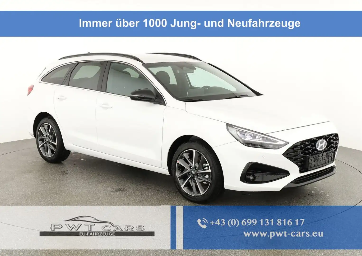 Hyundai i30 Kombi 1.0 T-GDI DCT Family, Navi, ACC, Side, Wi... Weiß - 1