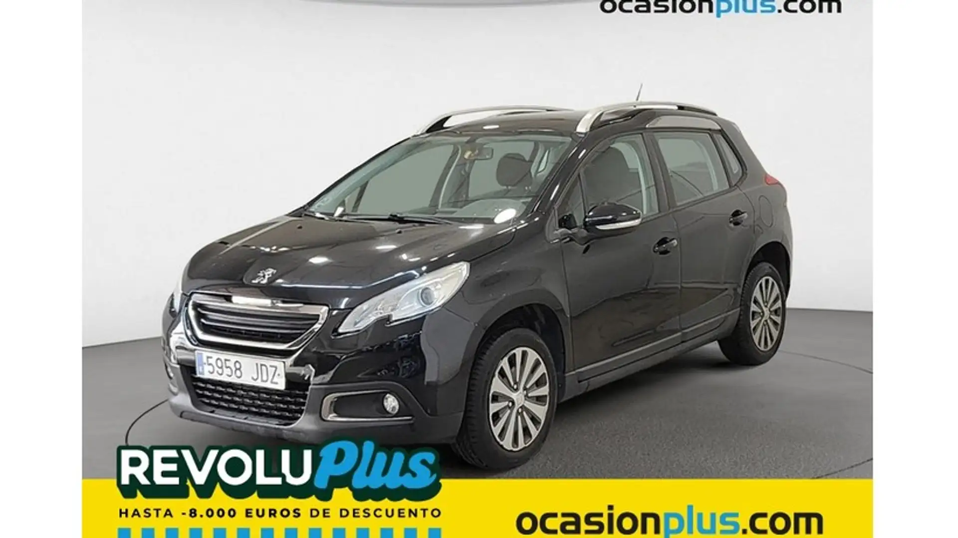 Peugeot 2008 1.6 e-HDI Active ETG6 Zwart - 1