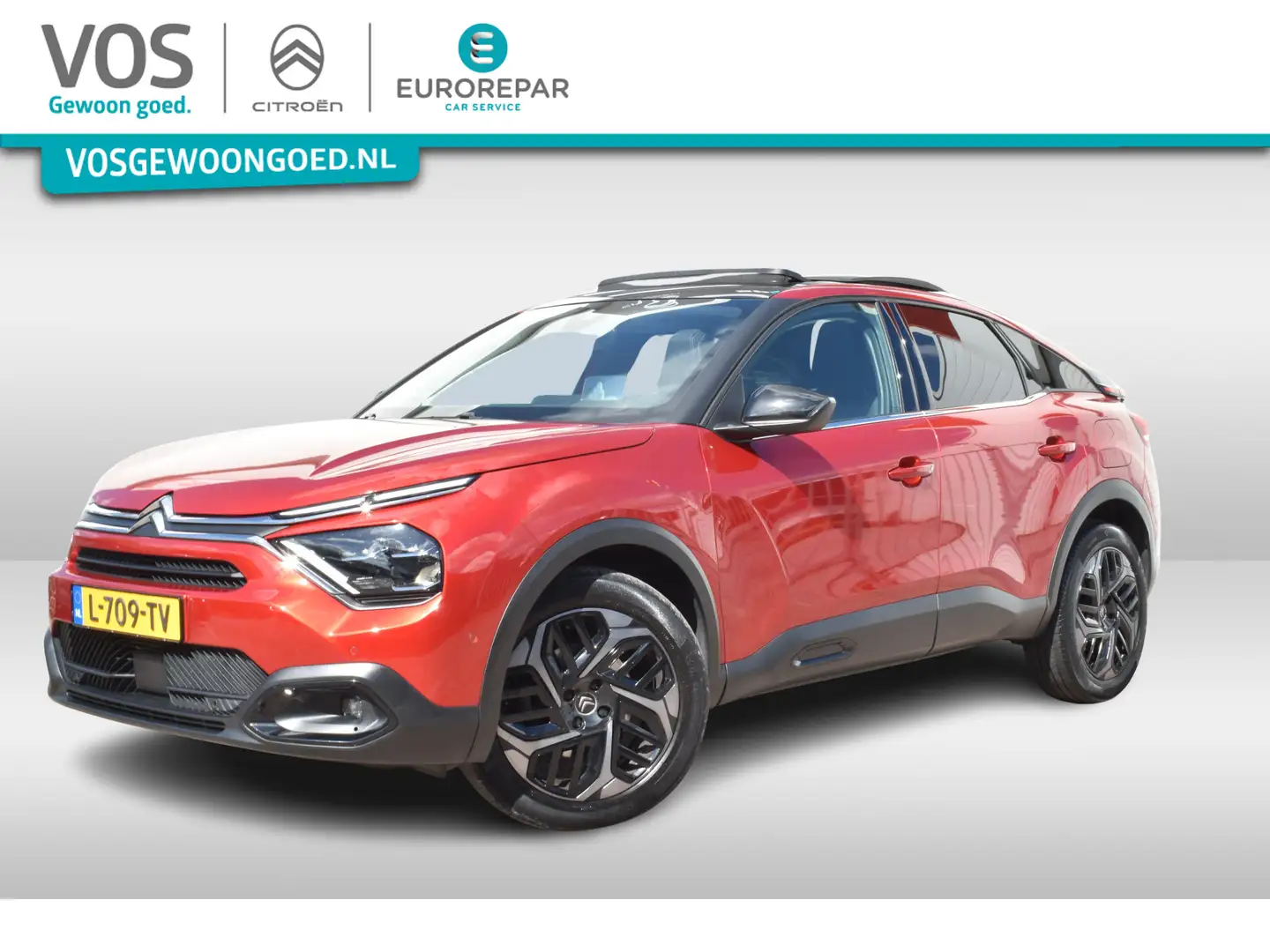 Citroen C4 Puretech 130 EAT8 Shine | Leder | Panorama dak | A Rouge - 1