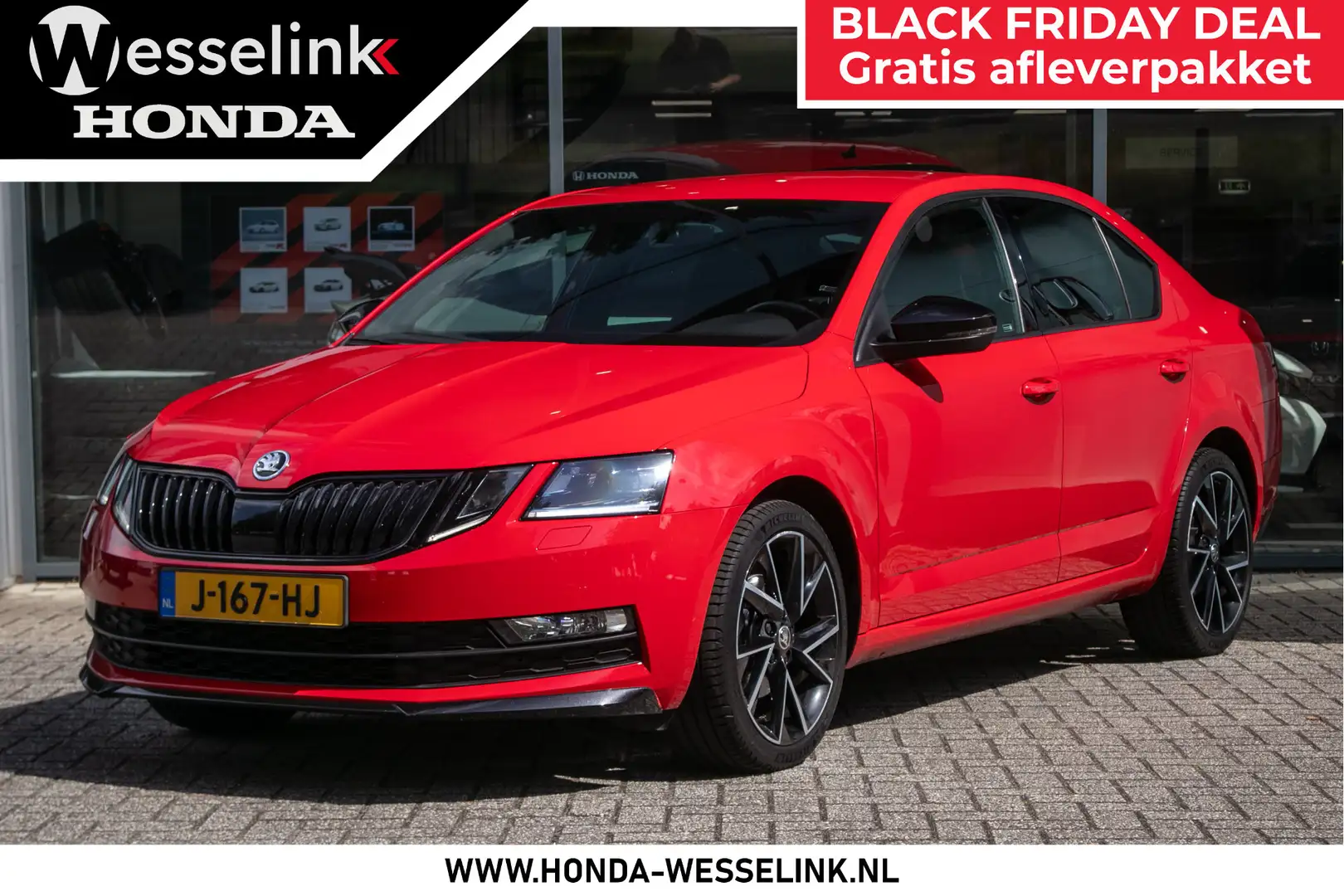 Skoda Octavia 1.5 TSI Greentech Sport Business Automaat -Trekhaa Rot - 1