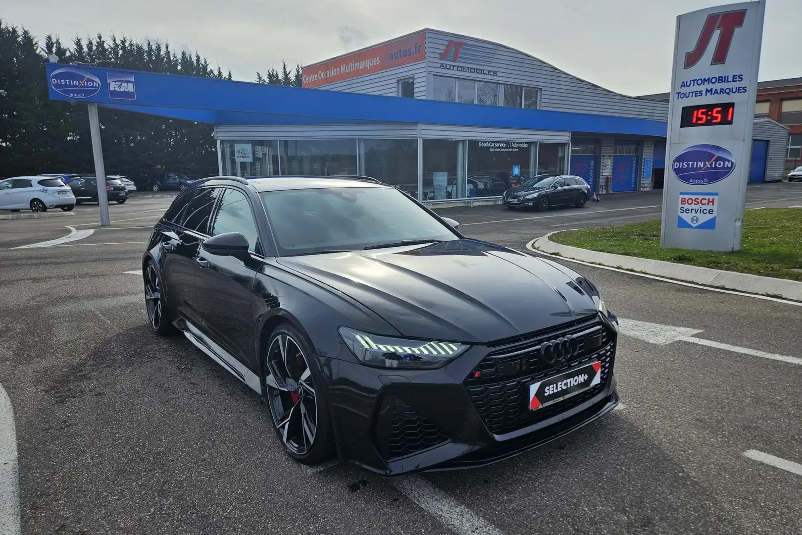 Audi RS6 RS6 Avant Quattro 4.0i V8 TFSI - 600 - BVA Tiptronic RS6 AVANT BREAK véhicule Français Noir - 1