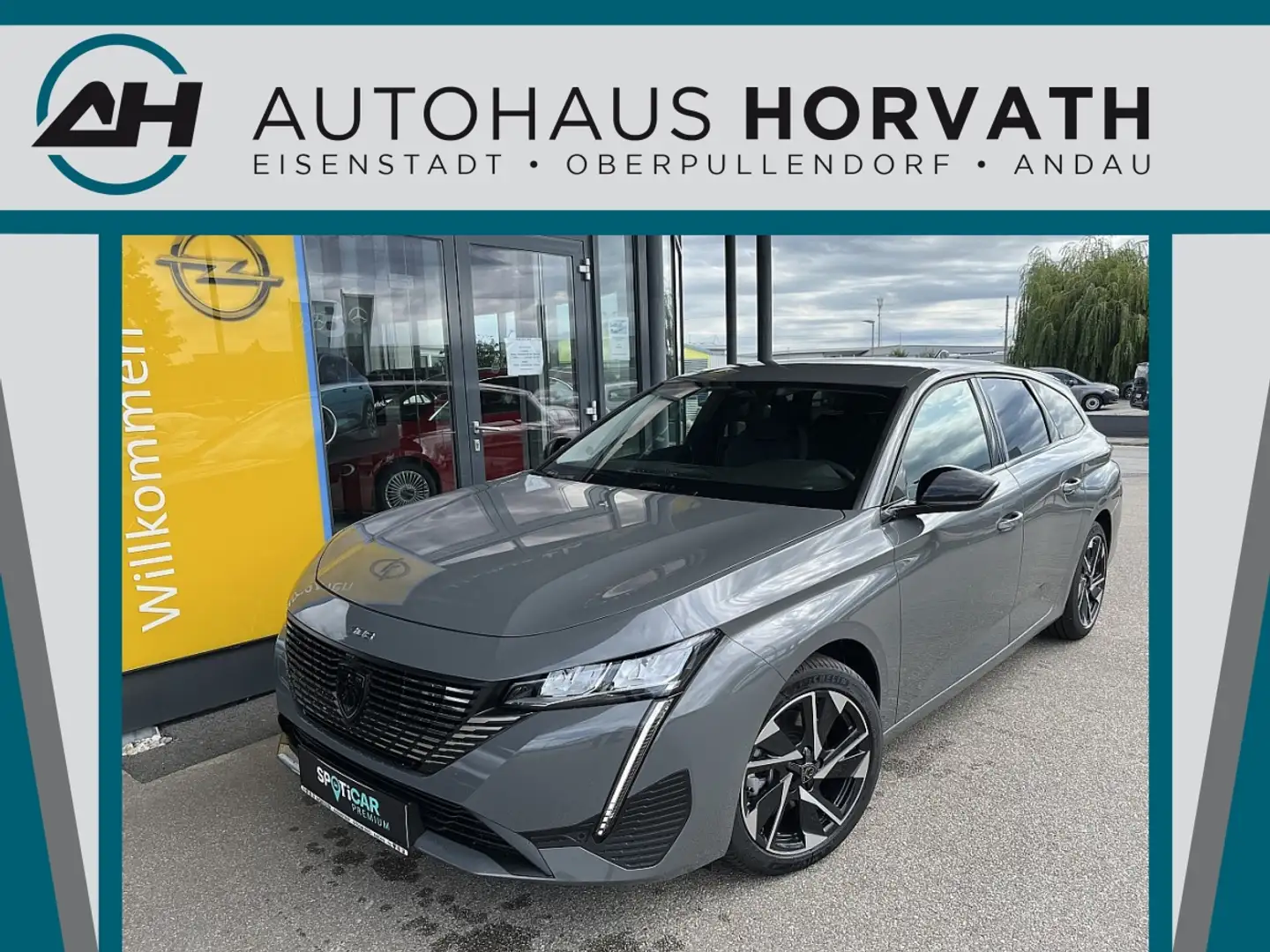 Peugeot 308 SW Hybrid 145 e-DSC6 Allure!NAVI,KAMERA,LED,TOP! Grijs - 1