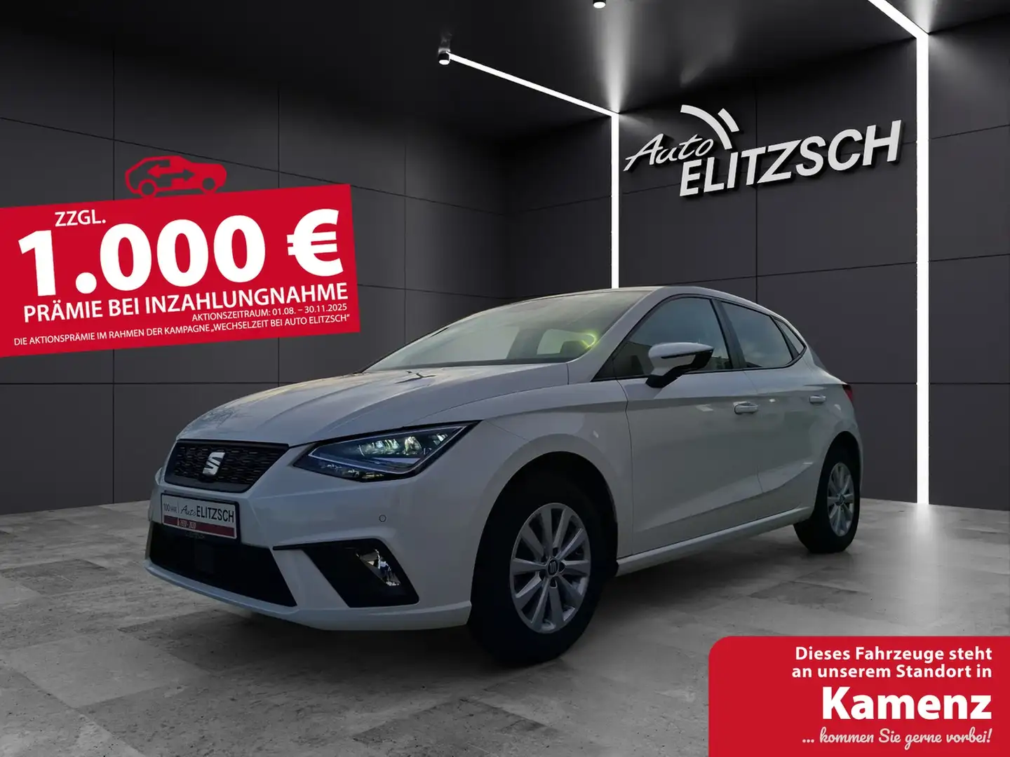 SEAT Ibiza TSI Style Beats DSG LED AID ACC RFK SH APP LM Weiß - 1