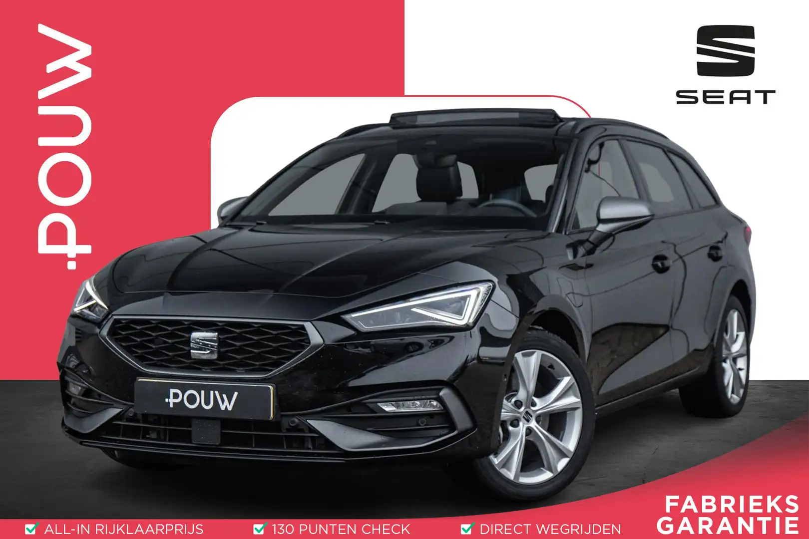 SEAT Leon e-Hybrid Sportstourer 1.5 TSI 204pk FR Business | Panoramad Noir - 1