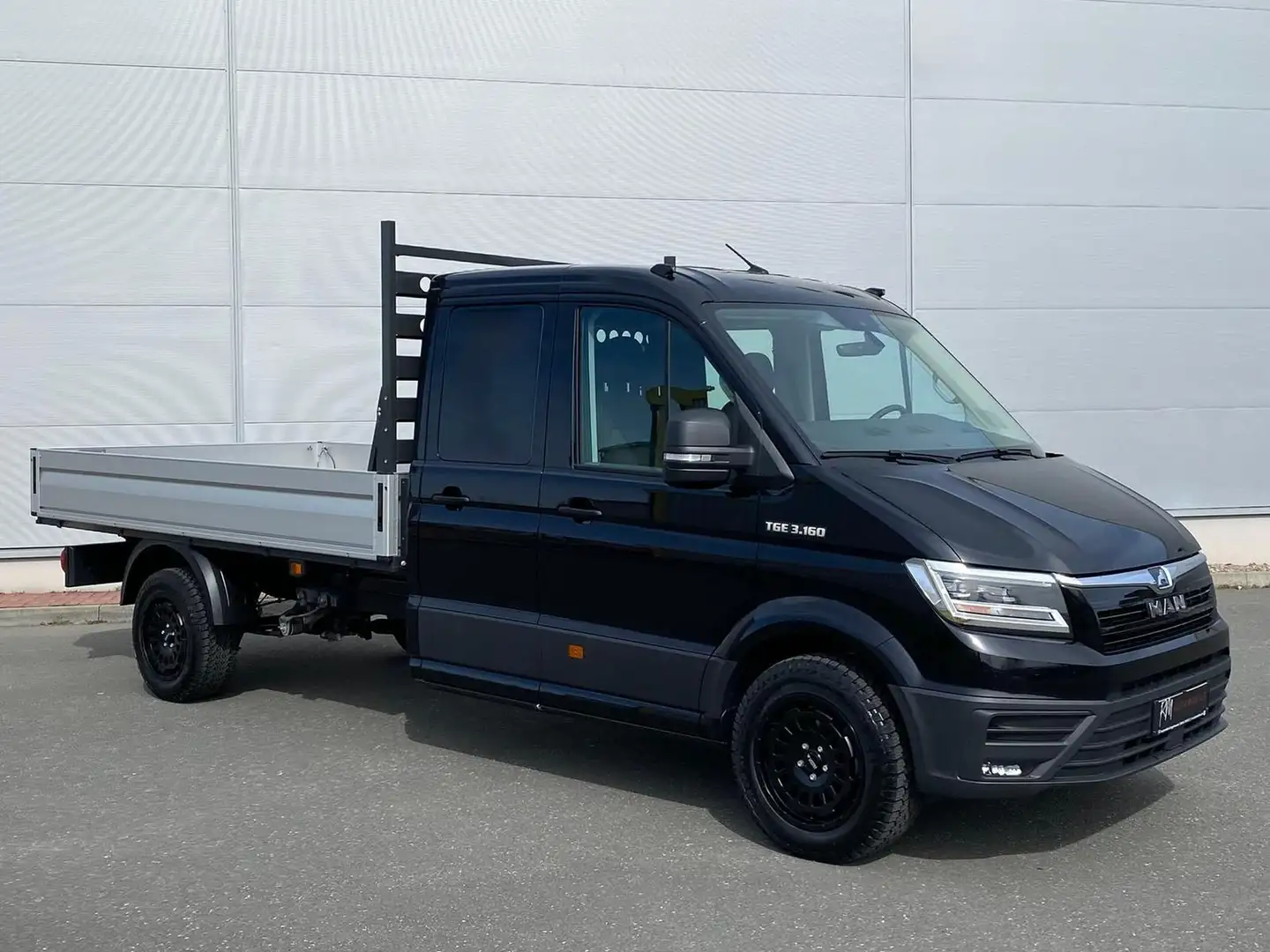 MAN TGE 3.160 Pritsche DOKA LR HECK AHK 3.5t ACC NAV Schwarz - 2