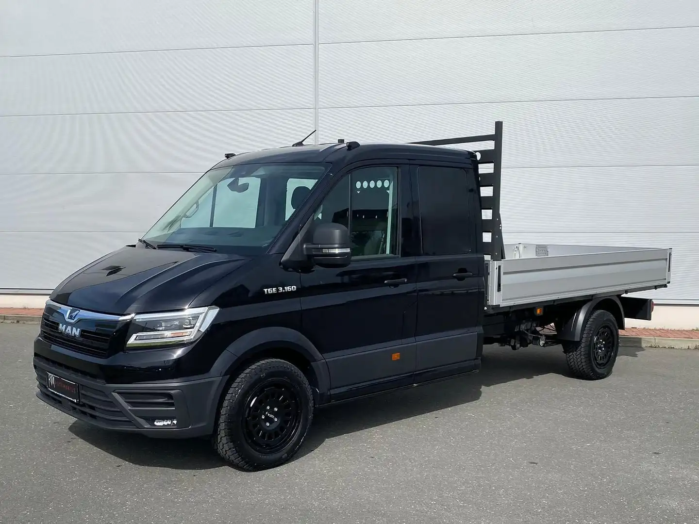 MAN TGE 3.160 Pritsche DOKA LR HECK AHK 3.5t ACC NAV Schwarz - 1