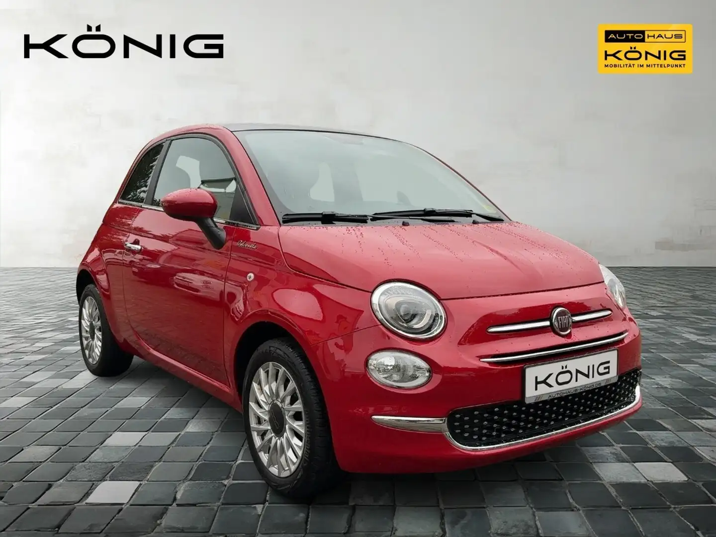 Fiat 500 1.0 DOLCEVITA Klima Rot - 2