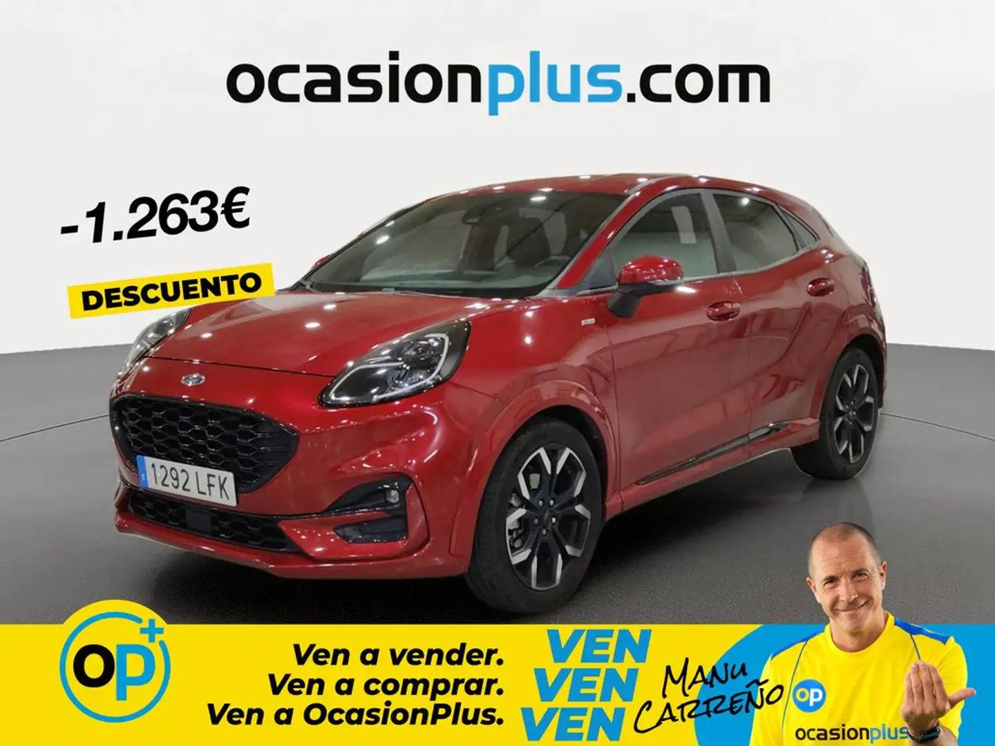 Ford Puma 1.0 EcoBoost MHEV ST-Line X 125 Rojo - 1