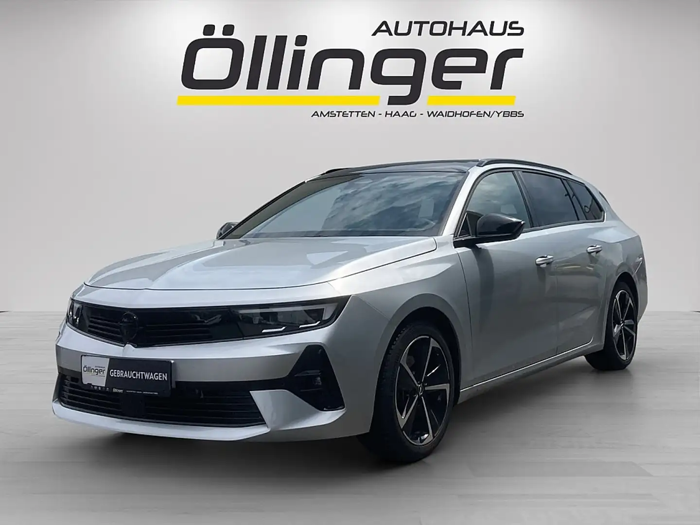 Opel Astra ST 1,2 Turbo GS Aut. Argent - 1