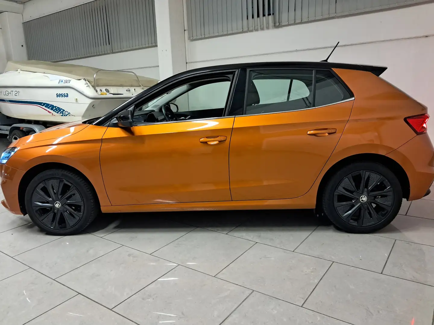 Skoda Fabia Fabia IV 2022 1.0 tsi evo Style 95cv Arancione - 2