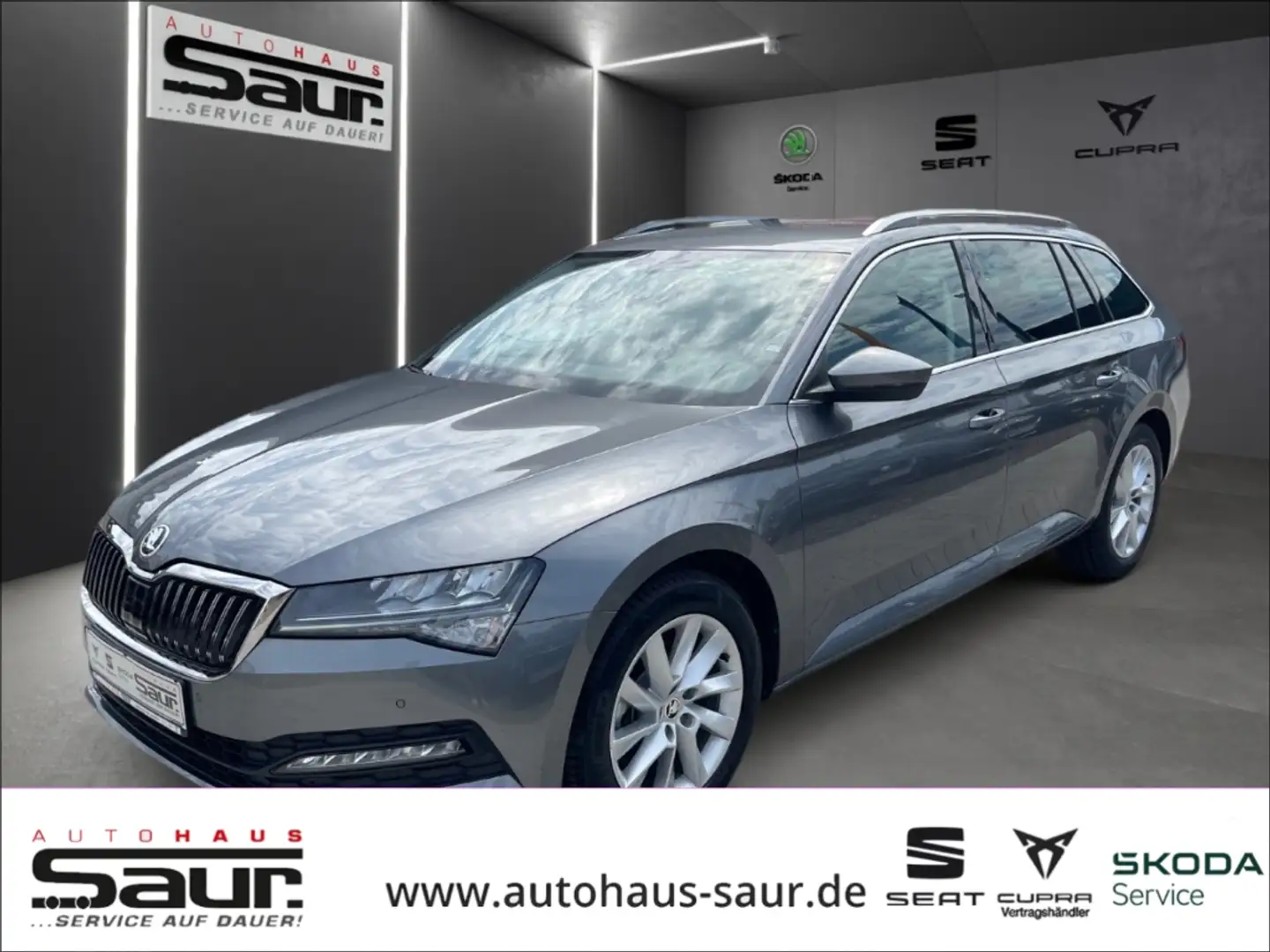 Skoda Superb Combi Ambition 1.5 TSI DSG 'SONDERZINS' NAVI SHZ K Gris - 1