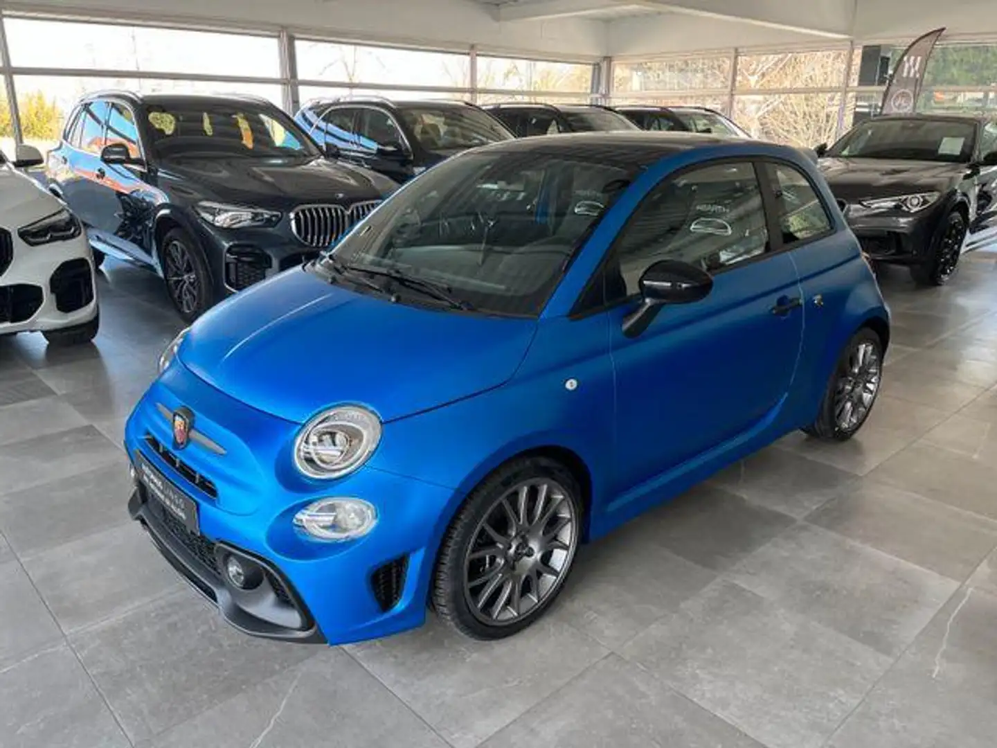 Abarth 695 TURISMO 1.4 180 PS/PANO-DACH/LEDER/BLACK PA/ 13... Modrá - 1