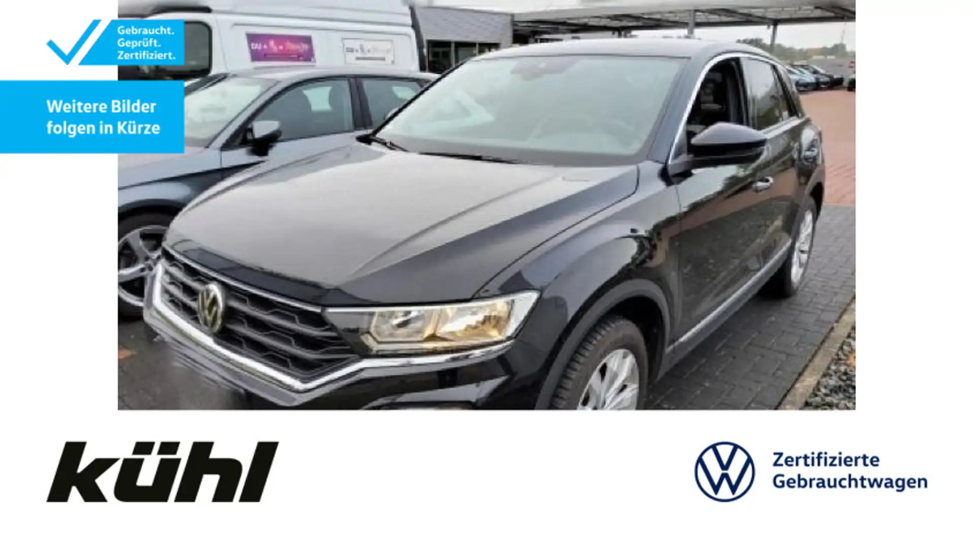 Volkswagen T-Roc 1.5 TSI Sport ACC/Standhzg./App/Navi/AHK Schwarz - 1