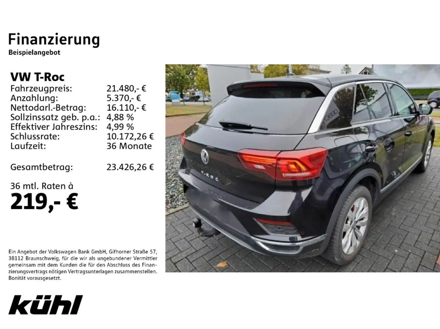 Volkswagen T-Roc 1.5 TSI Sport ACC/Standhzg./App/Navi/AHK Zwart - 2