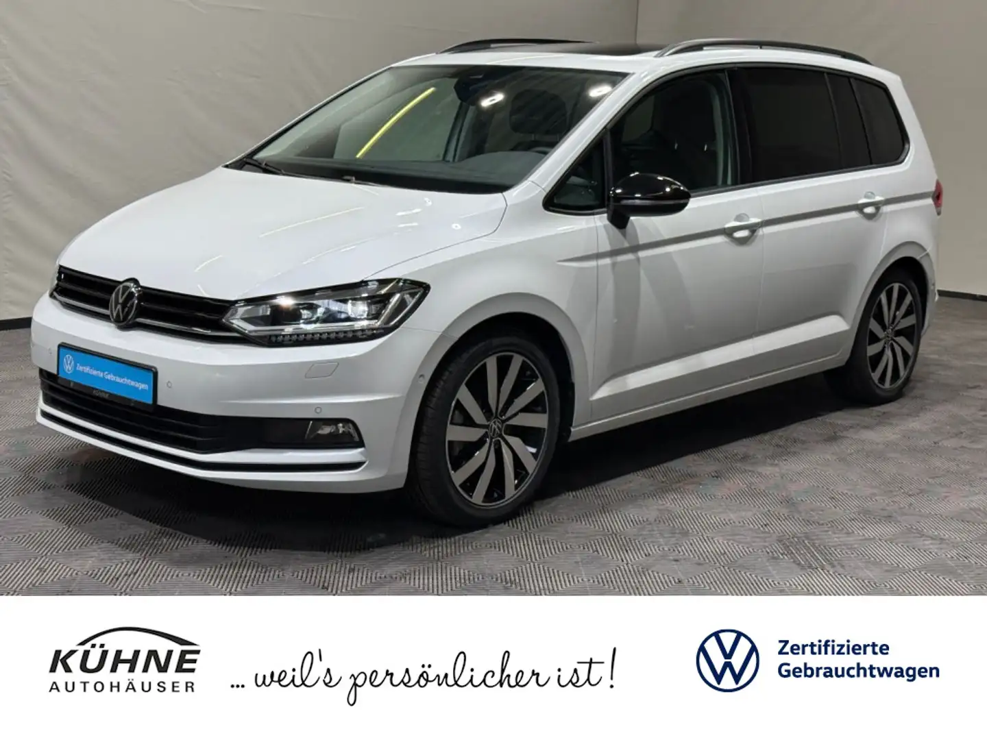Volkswagen Touran Highline 2.0 TDI DSG Black Style | PANO Weiß - 1