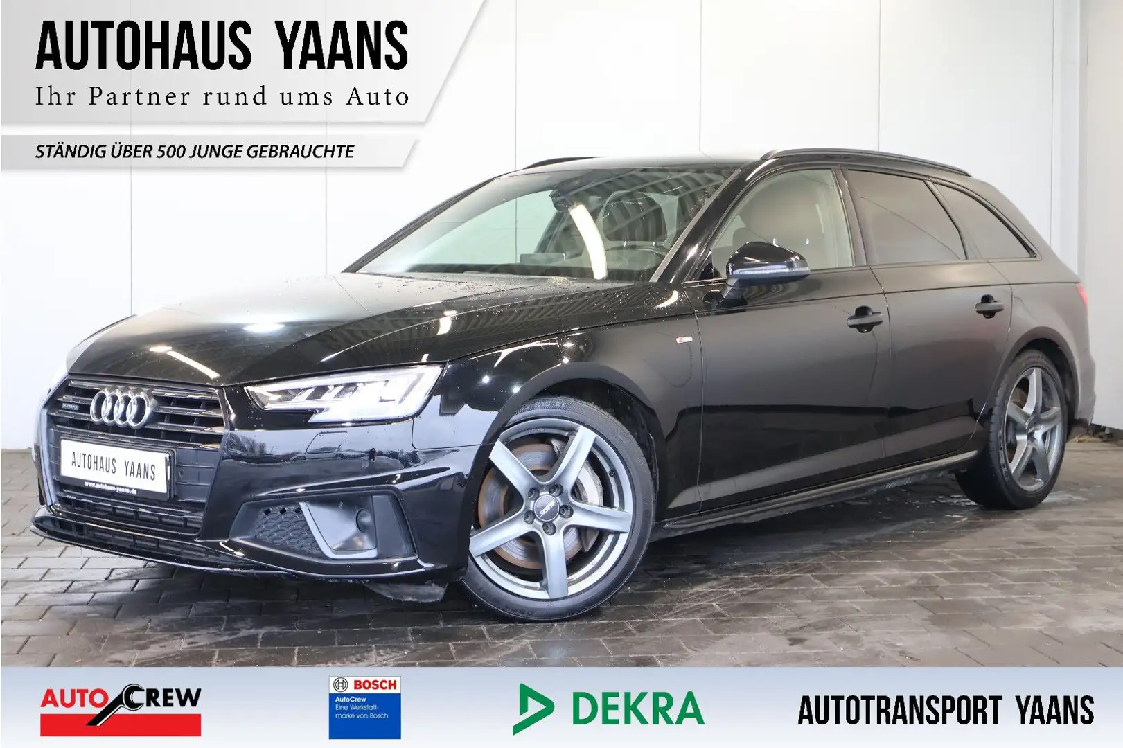 Audi A4 50 TDI qu. S-Line B&O+VIRTUAL+ACC+MATRIX+MEM Noir - 1
