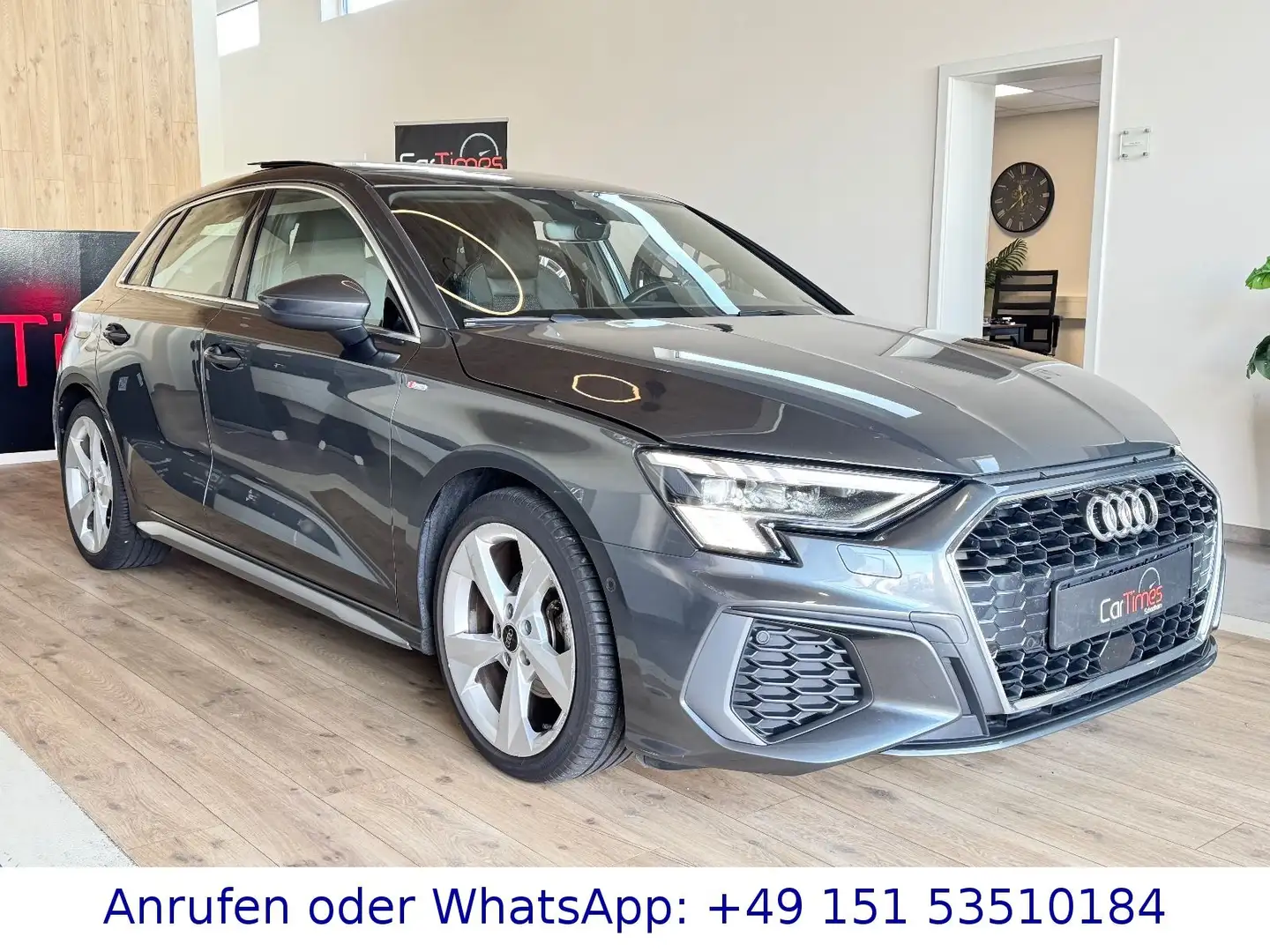Audi A3 Sportback 35 TFSI S line/Pano/ACC/Matrix/Kame Gris - 1