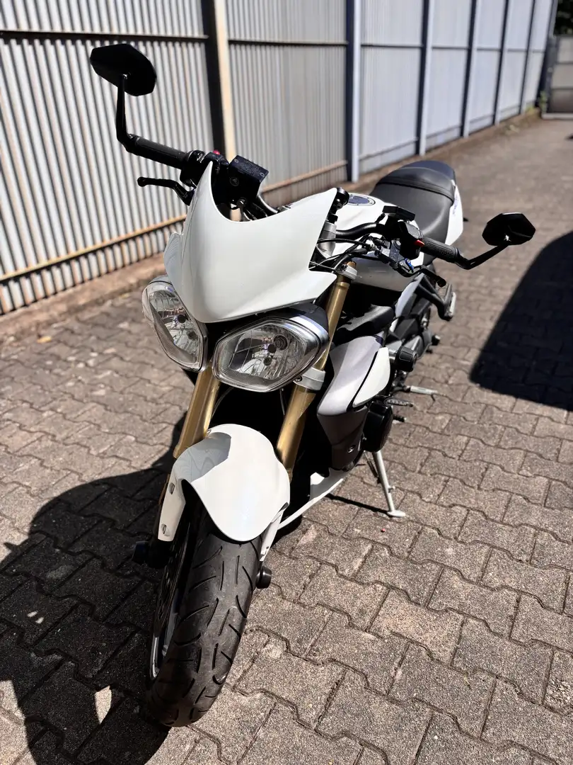 Triumph Street Triple 675 Blanc - 2