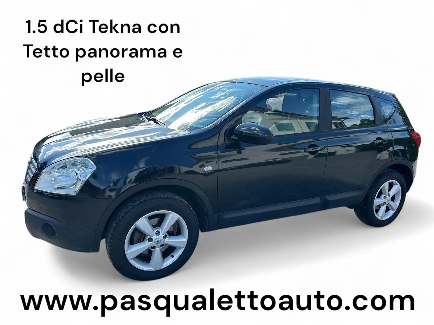Nissan Qashqai Pelle e tetto panor. Qashqai 1.5 dci Tekna Nero - 1