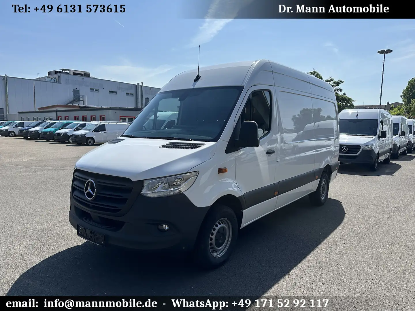 Mercedes-Benz Sprinter 317 CDI RWD L2 Schwingsitz Top Ausstattung Blanc - 1