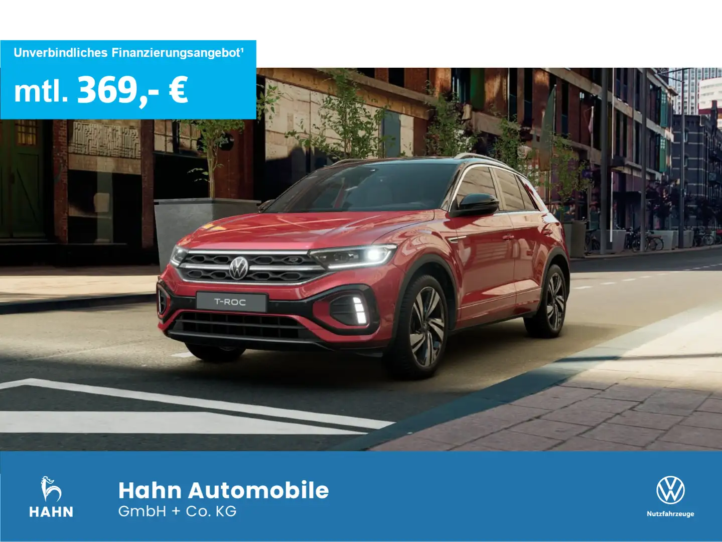 Volkswagen T-Roc R-Line 1.5 l TSI 110 kW/150 PS AHK Navi Rot - 1