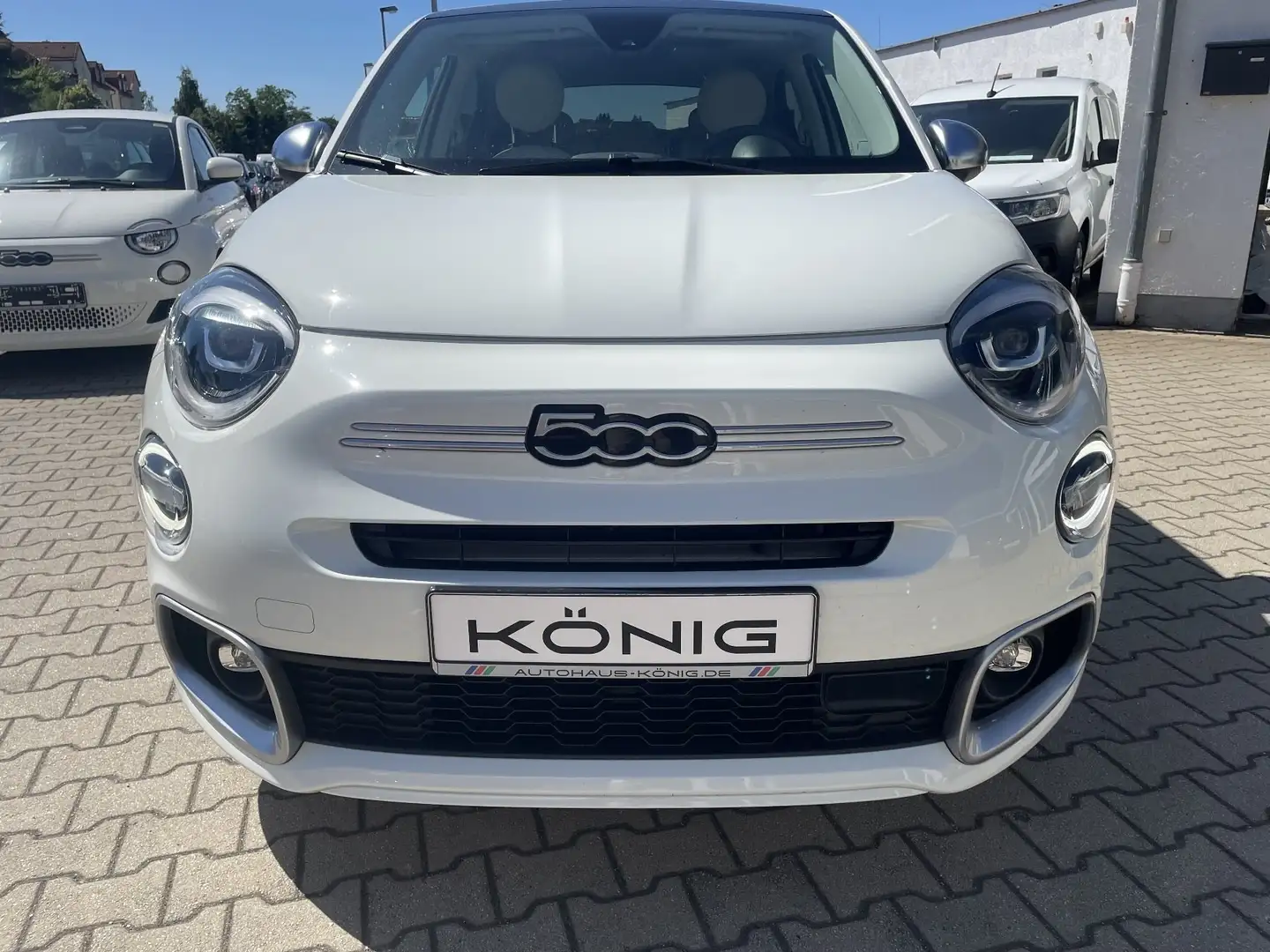 Fiat 500X Dolcevita mit Faltdach und Automatik Weiß - 2