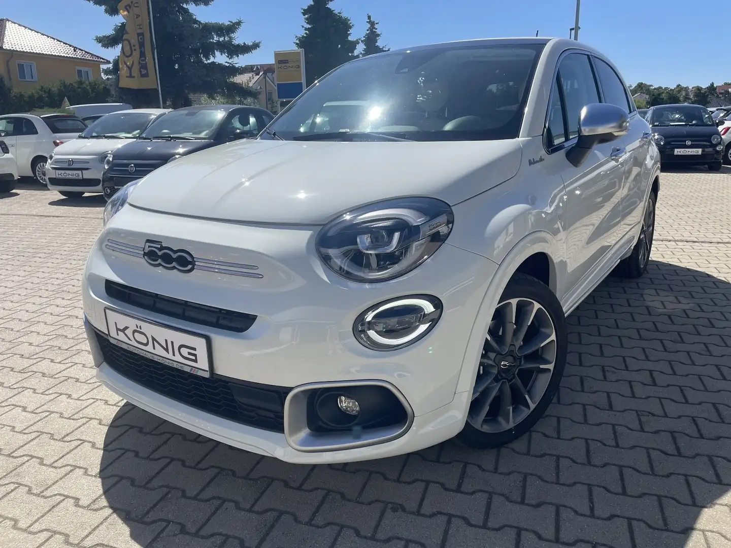 Fiat 500X Dolcevita mit Faltdach und Automatik Weiß - 1