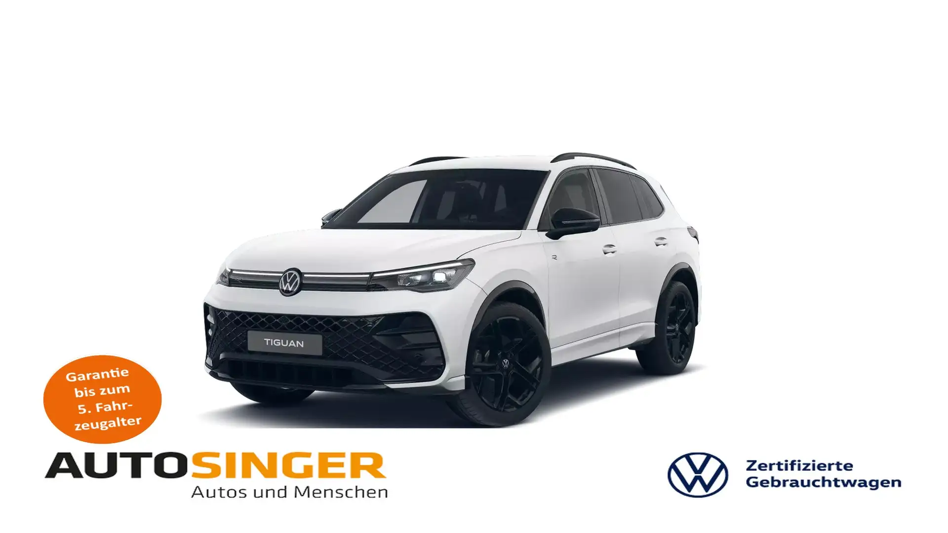 Volkswagen Tiguan R-Line TSI DSG 4M *STDHZ*AHK*NAV*AREA*ACC Blanc - 1