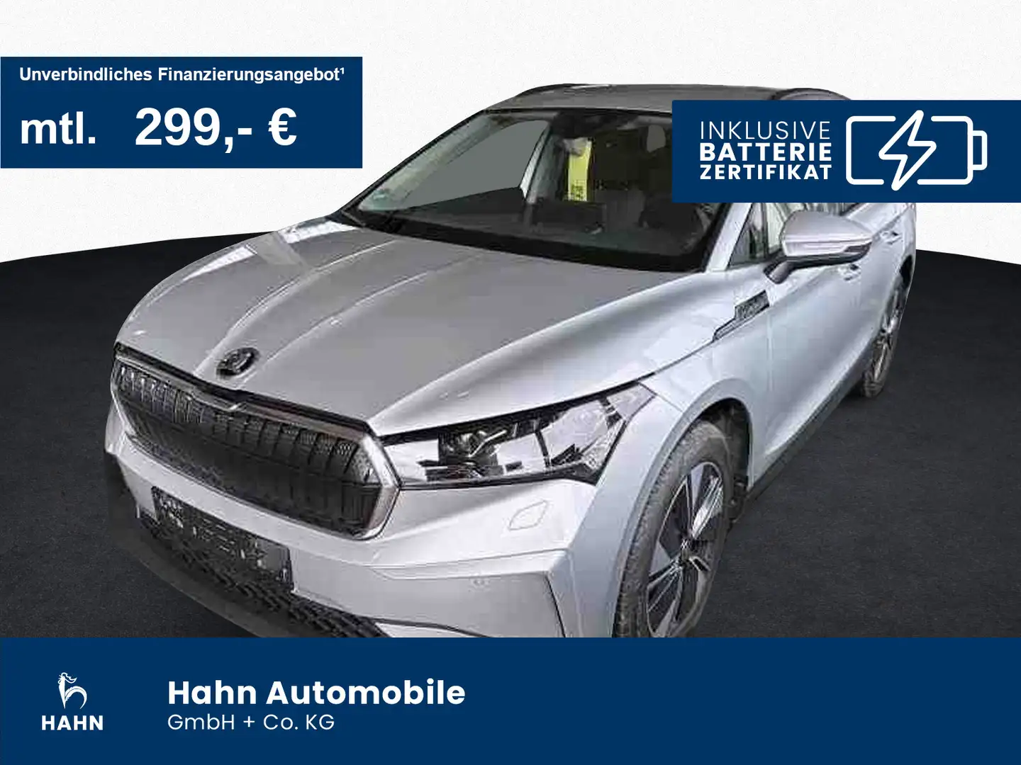 Skoda Enyaq iV 60 Loft ACC Cam Matrix Navi PDC Wärmepu Silber - 1