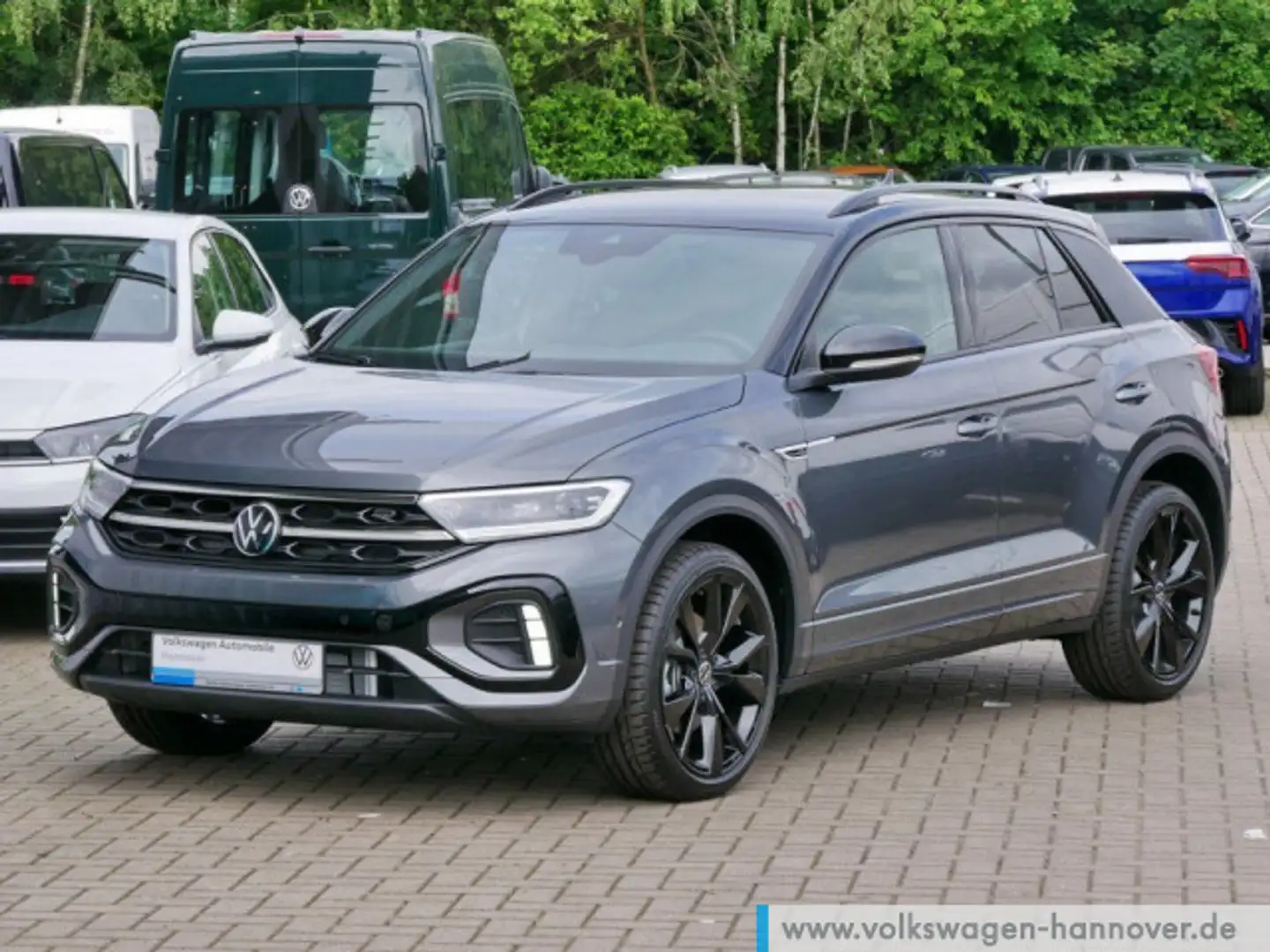 Volkswagen T-Roc 1.5 TSI DSG R-Line Navi IQ.LIGHT Keyless R Grau - 1