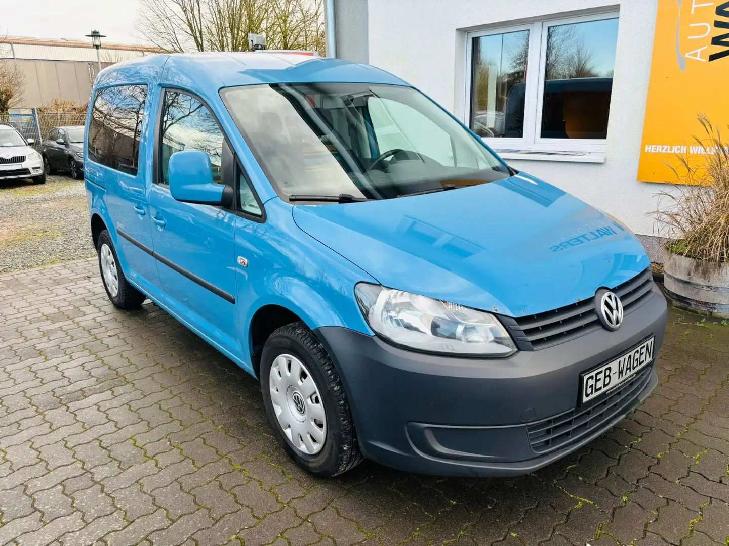 Volkswagen Caddy 1.6 Kombi JAKO-O BiFuel-Klima-1 Hd-5 Sitze Blau - 1