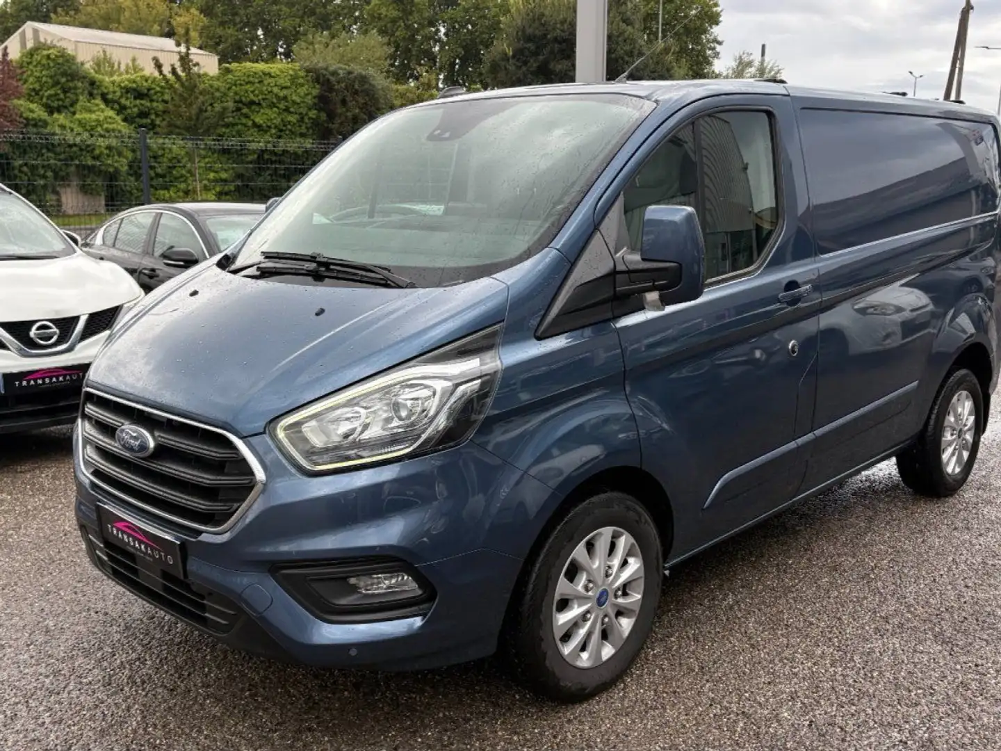Ford Transit CUSTOM FOURGON LIMITED 2.0 130 ch ~ Caméra de recul ~ Sièges chauffants ~ Carplay ~ Régulateur/Limiteur de vitesse ~ Révi Blu/Azzurro - 2