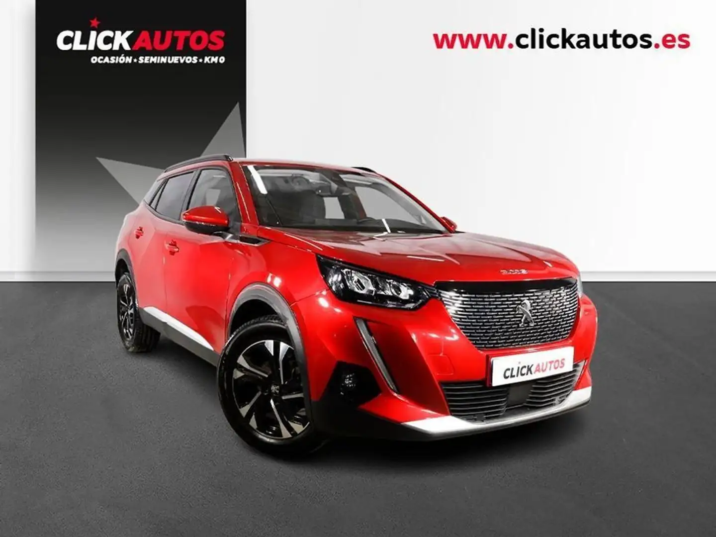 Peugeot 2008 1.2 PureTech S&S Allure Pack EAT8 130 Rouge - 2