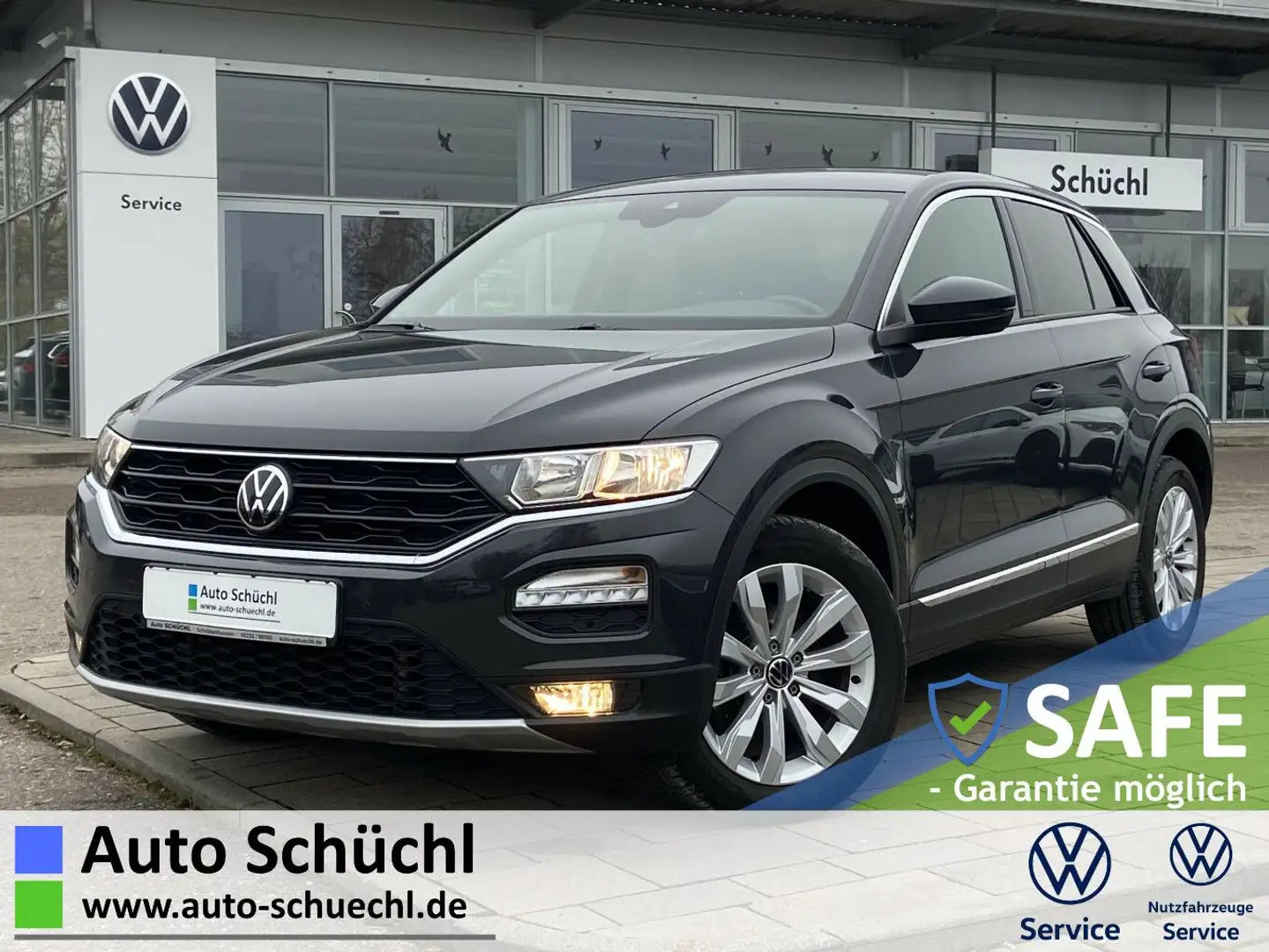 Volkswagen T-Roc 2.0 TDI DSG SPORT NAVI+SHZ+PDC+AHK+DAB+BLU Grau - 1